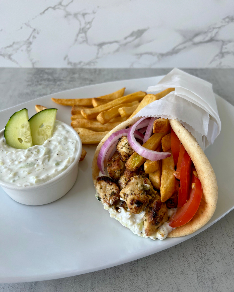 Greek Chicken Souvlaki Wrap Spoonful Of Si 8044